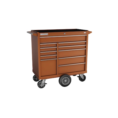 Champion Tool Storage FMPro Tool Cabinet, Maintenance Cart, 11 Drawer, Red, Steel, 41 in W x 20 in D FMP4111MC-RD